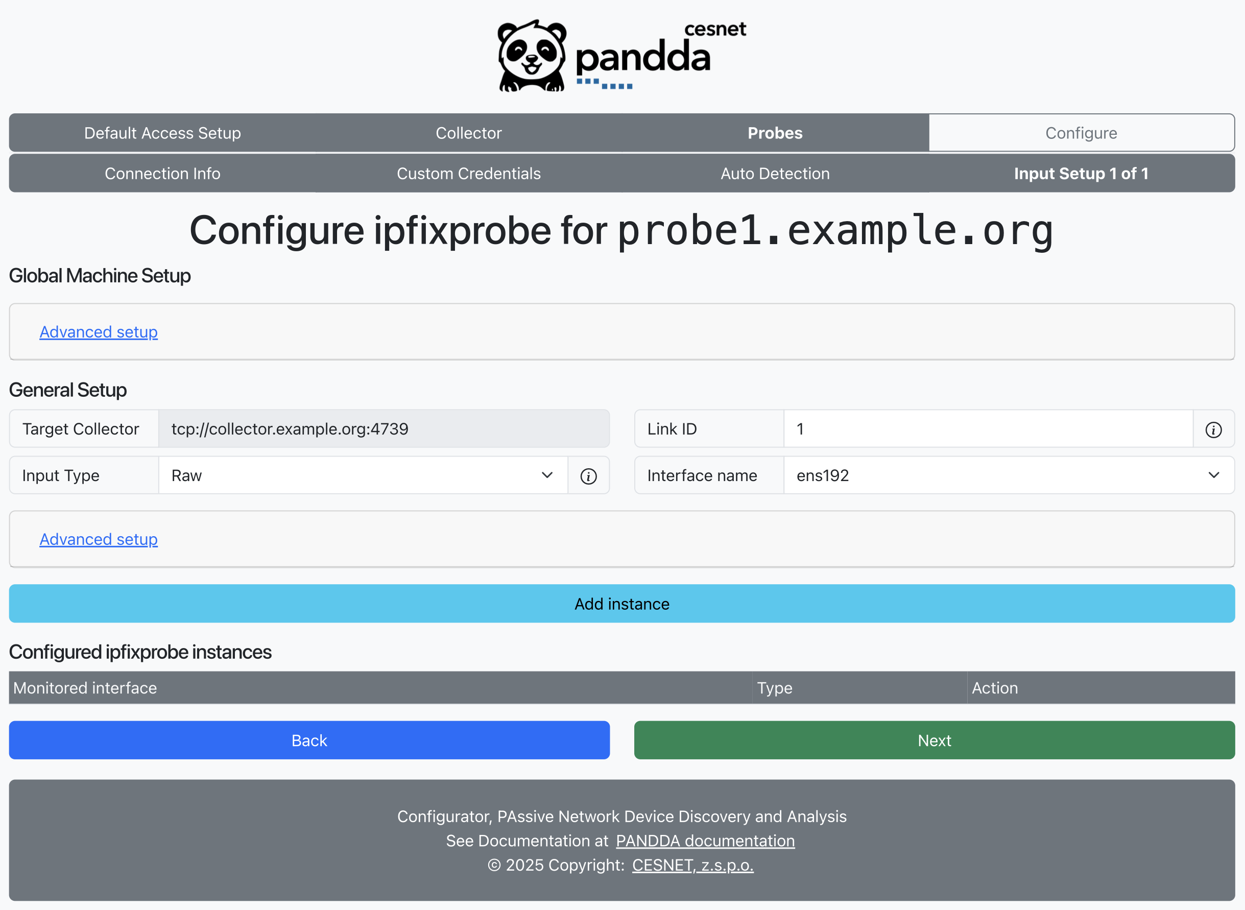 Pandda Cfg Ipfixprobe Setup